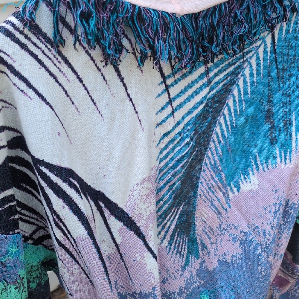 NEW NWT Anthropologie Aldomartins Moira Fringed Cardigan in Sunset Size Small - Picture 6 of 6